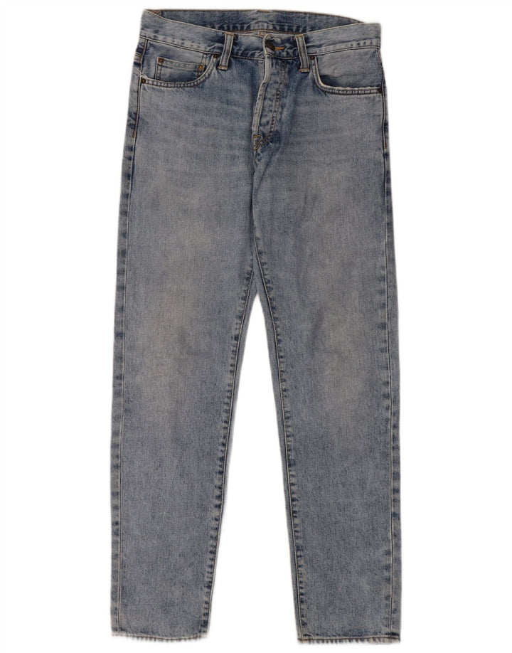 Carhartt Masculino Slim Jeans W28 L30 Azul Algodão