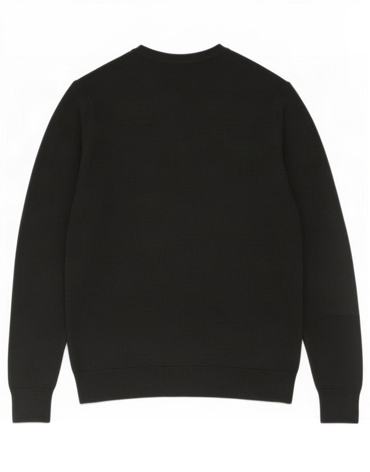 Suéter masculino Marks & Spencer com decote em V XL preto