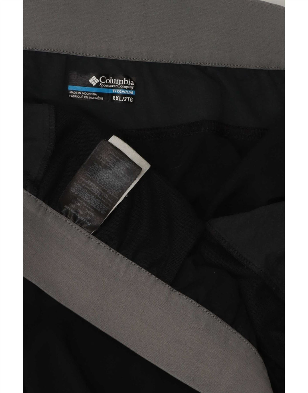 Shorts esportivos Columbia masculino Titanium Graphic 2XL preto colorblock poliéster