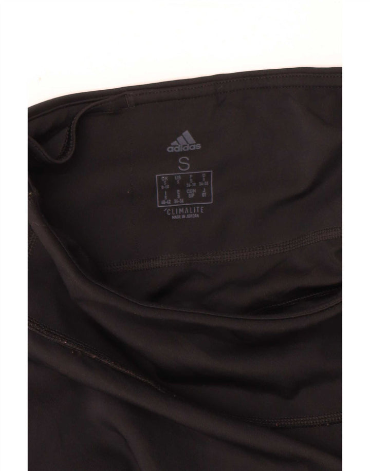 Leggings Adidas Climalite Femininas UK 8/10 Pequenas Pretas