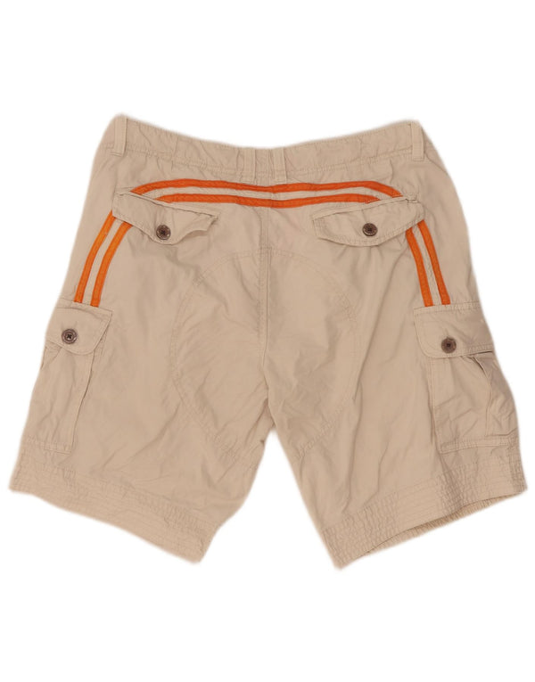 Sundek Mens Cargo Shorts W32 Médio Off White Algodão