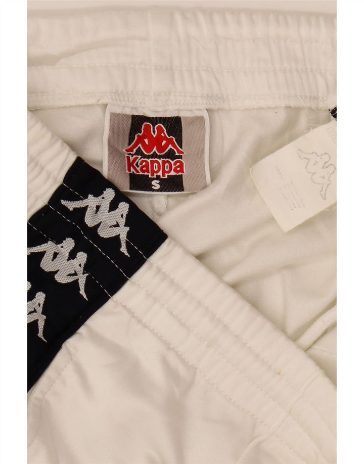 Kappa Mens Graphic Tracksuit Calças Pequeno Poliéster Colorblock Branco
