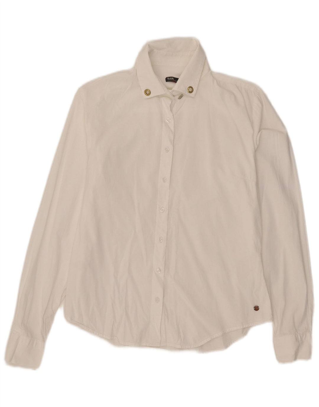 Camisa feminina Slam UK 12 médio branco