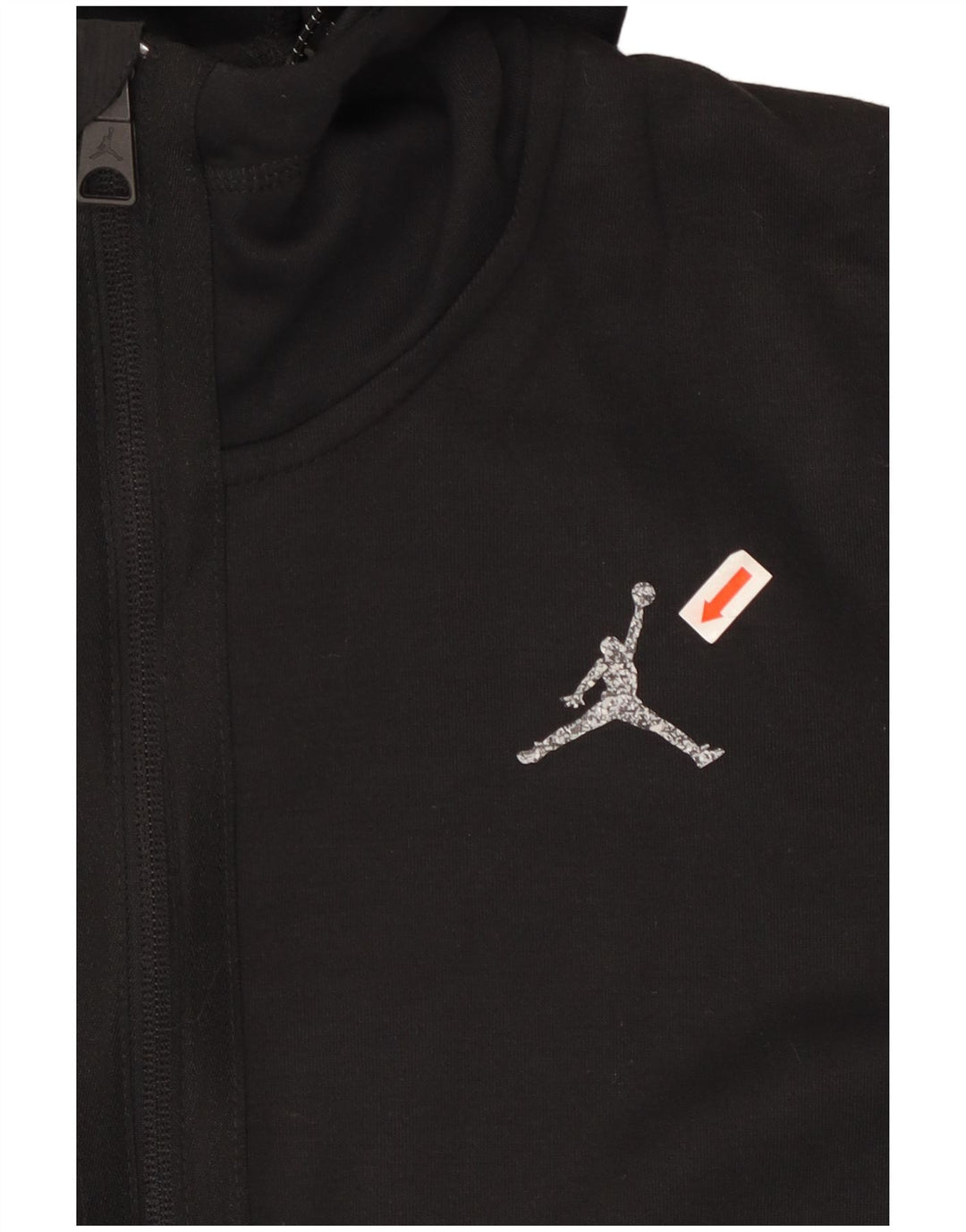 Suéter JORDAN masculino Dri Fit Zip com capuz XS poliéster preto