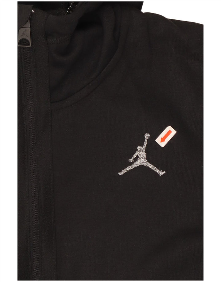Suéter JORDAN masculino Dri Fit Zip com capuz XS poliéster preto