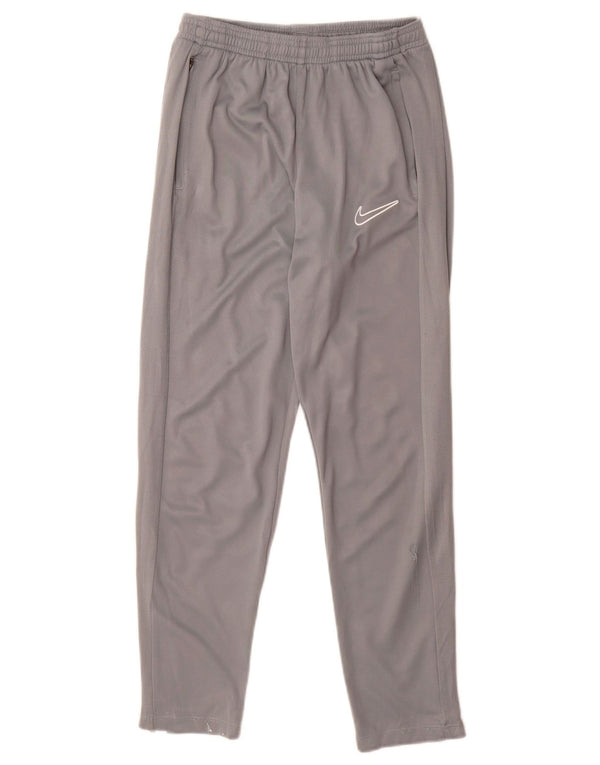 Calça de treino Nike Boys Dri Fit 12-13 anos grande cinza poliéster