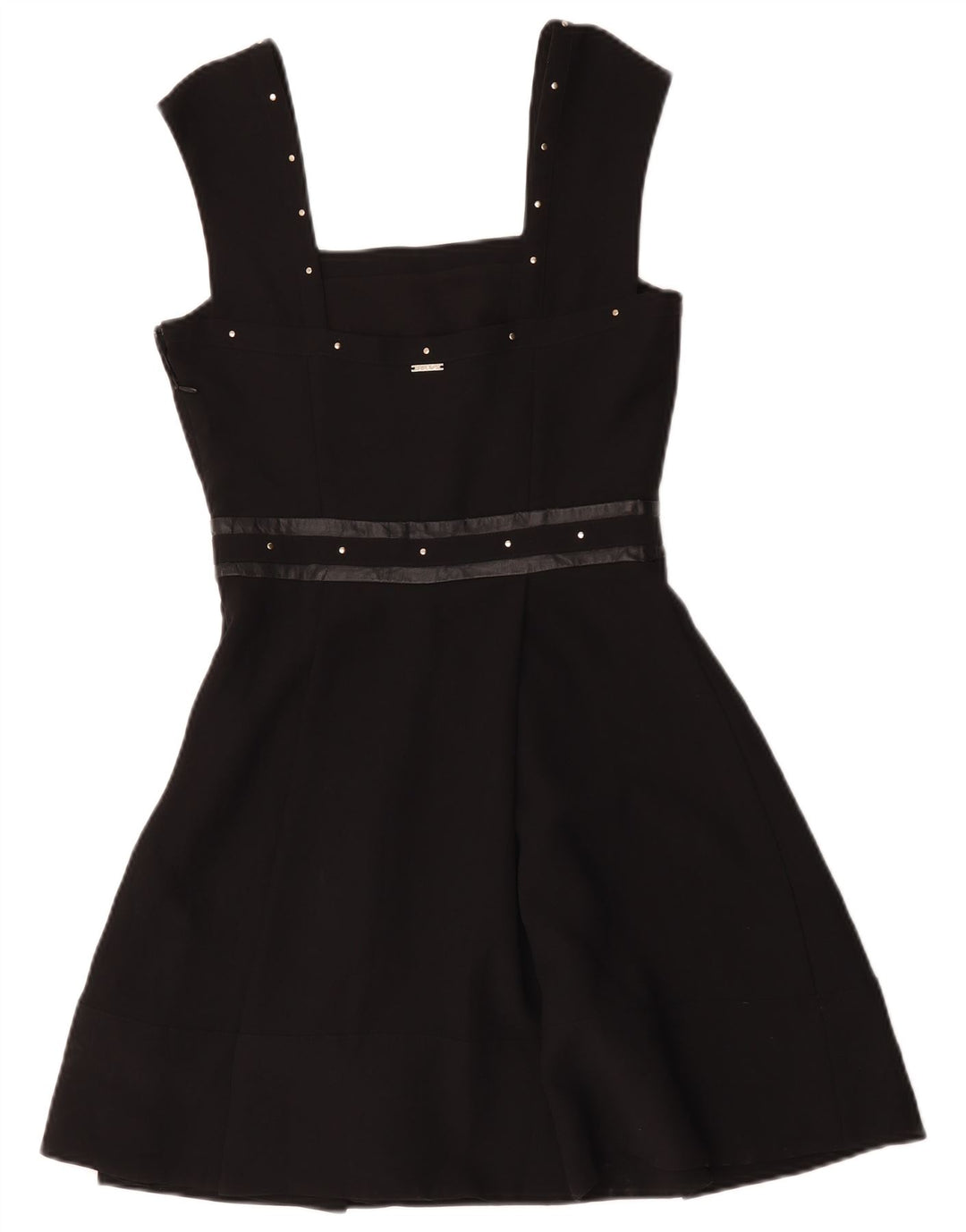 Vestido Feminino Sem Mangas Liu Jo A-Line IT 40 Pequeno Preto Poliéster