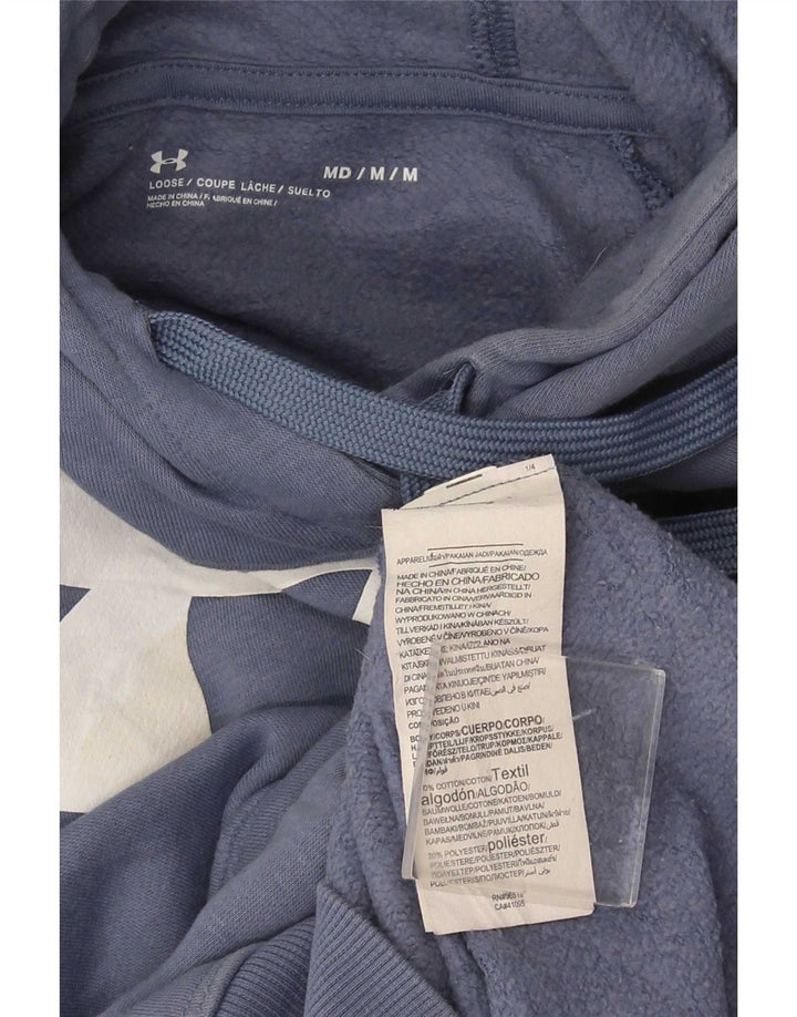 Under Armour Mens Graphic Hoodie Jumper Médio Algodão Azul