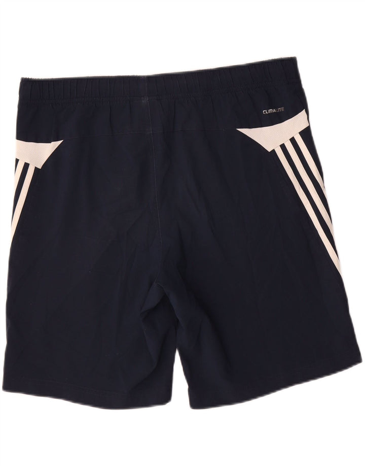 ADIDAS Masculino Climalite Sport Shorts Pequeno Azul Marinho Colourblock Poliéster