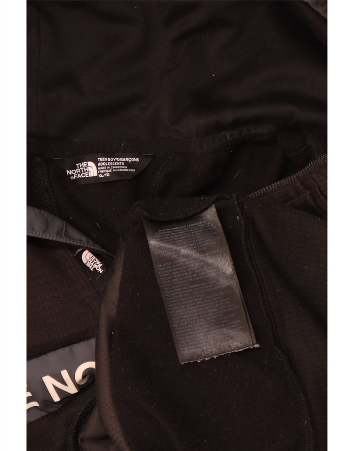 Jumper com capuz gráfico THE NORTH FACE Boys 14-15 anos XL preto