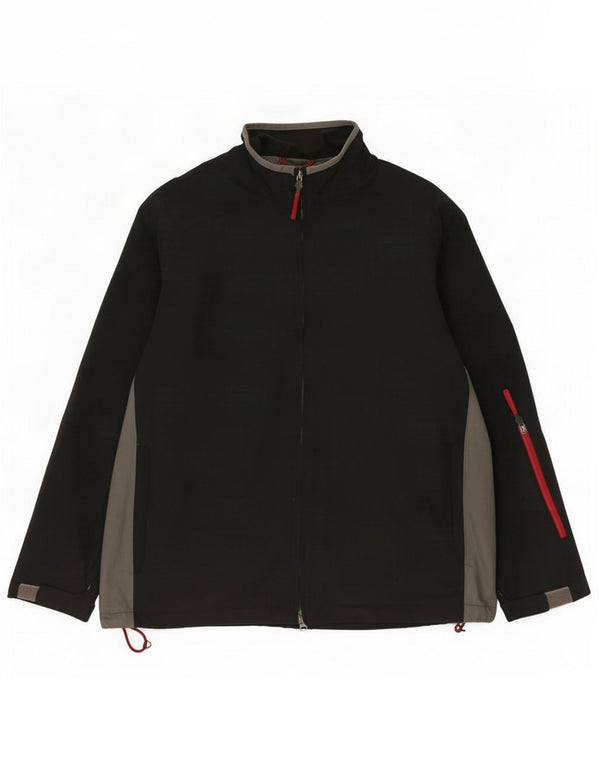 Gap Mens Treino Top Jaqueta XL Preto Colourblock Nylon
