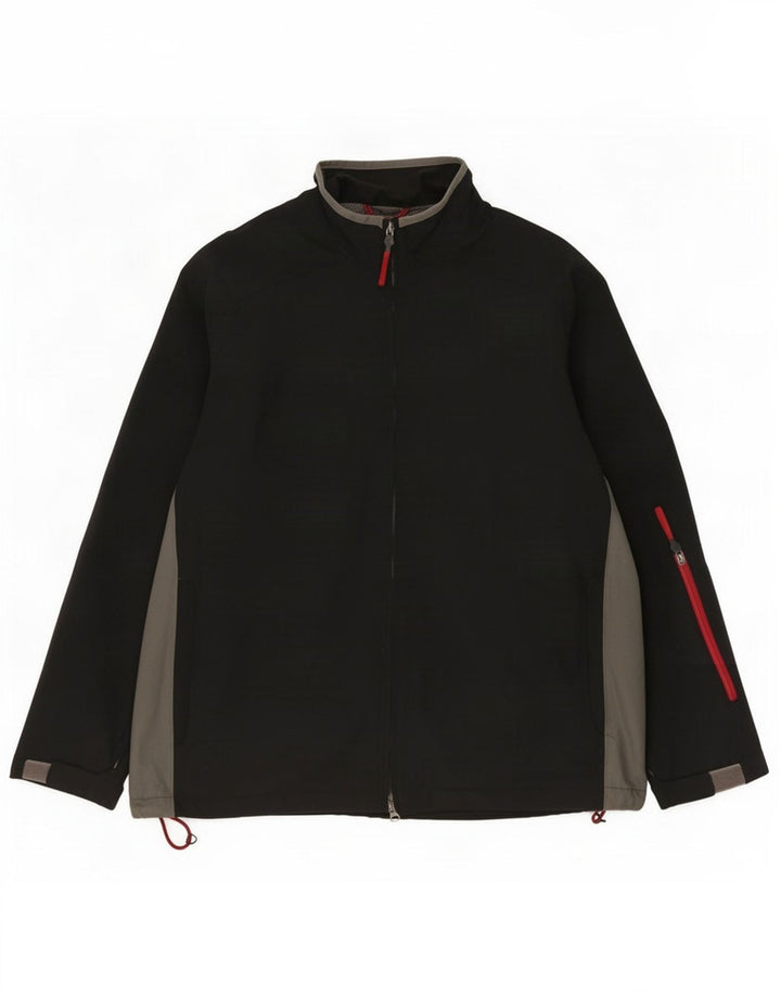 Gap Mens Treino Top Jaqueta XL Preto Colourblock Nylon