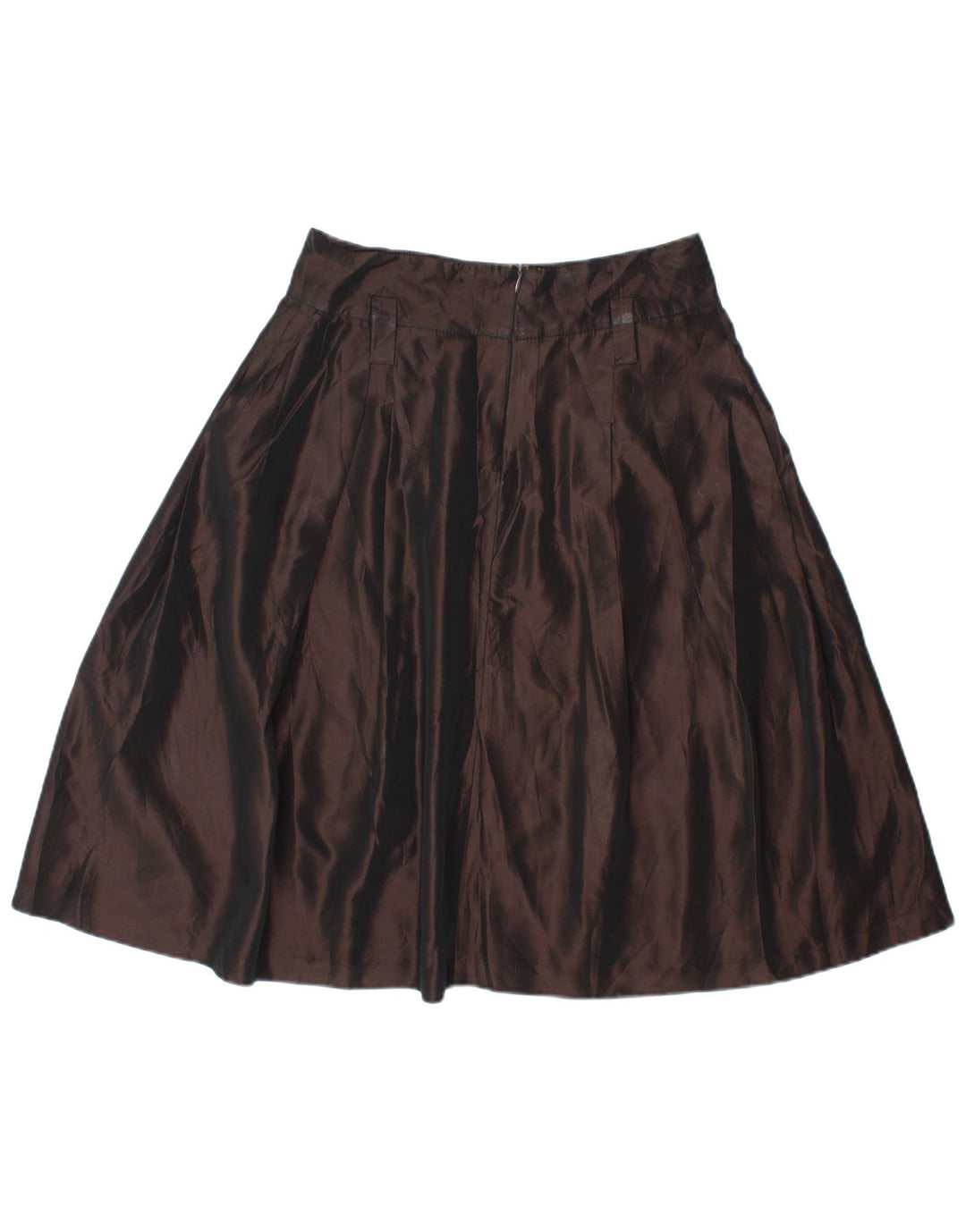 Saia feminina Zara A-Line médio W28 marrom rayon