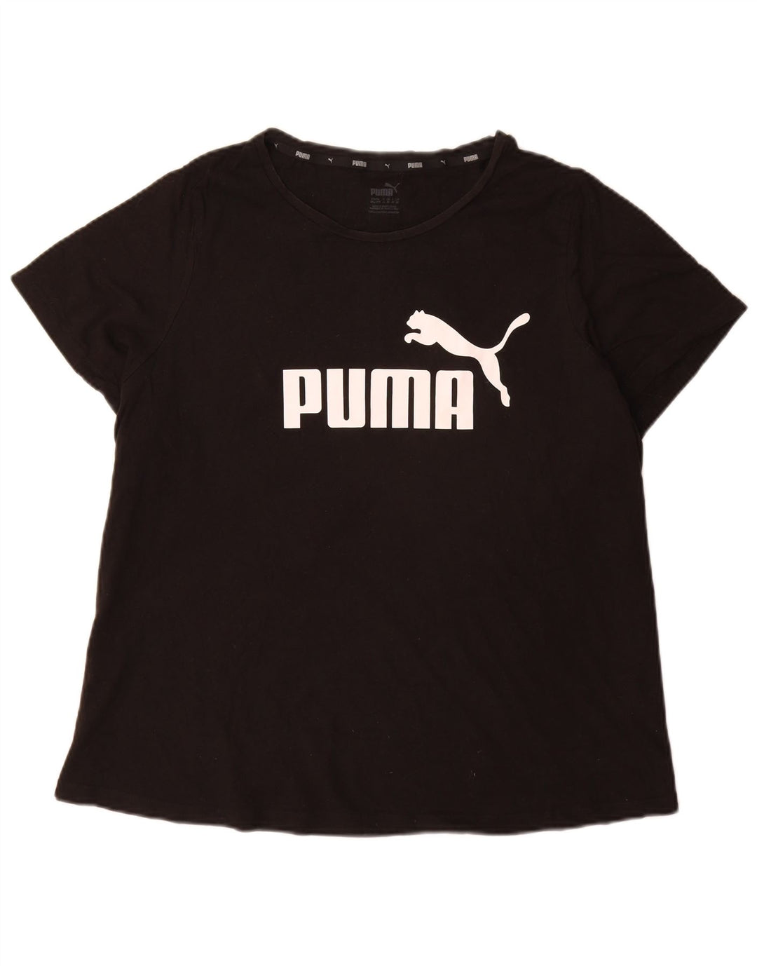 Puma Camiseta Feminina Graphic Top UK 20 2XL Preto