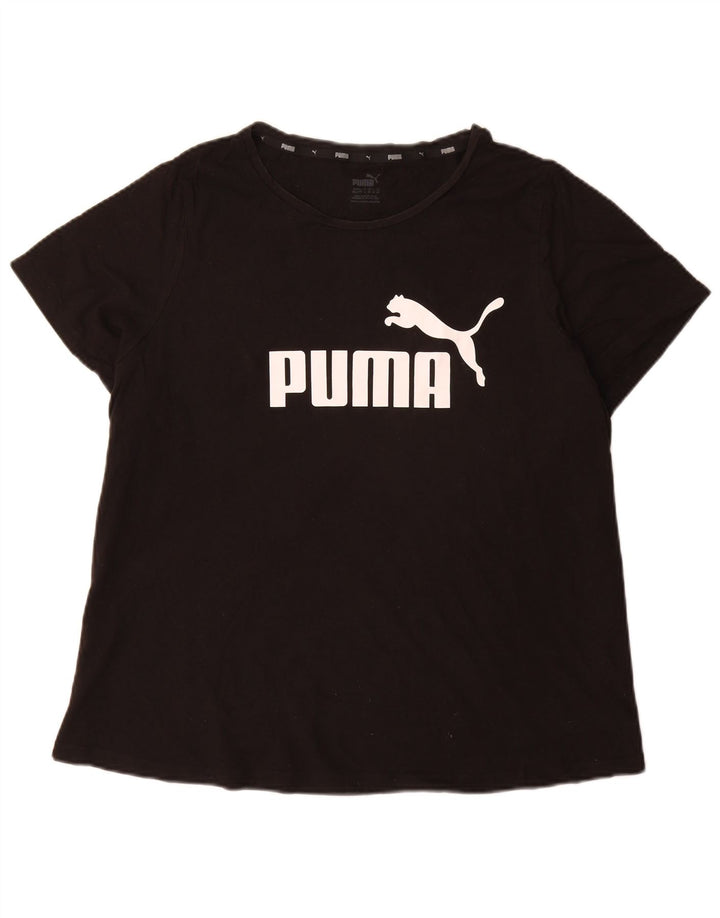 Puma Camiseta Feminina Graphic Top UK 20 2XL Preto