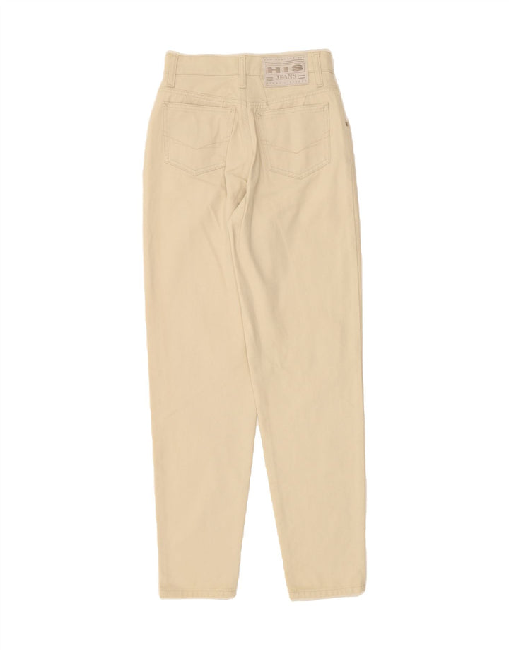 H.I.S Womens Tapered Jeans  W34 L31 Beige Cotton Vintage H.I.S and Second-Hand H.I.S from Messina Hembry 