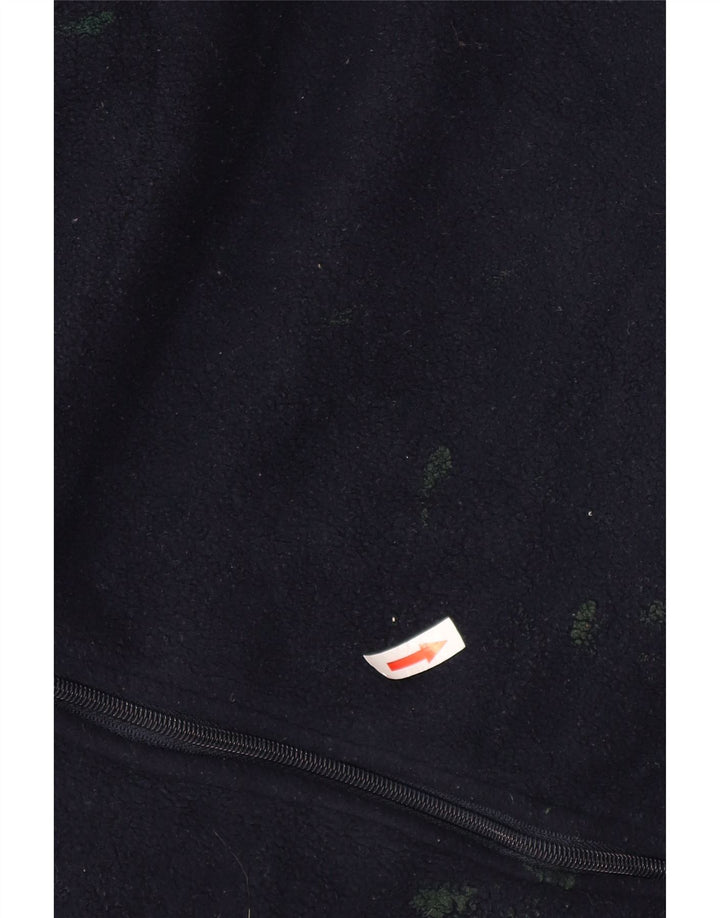 Jaqueta masculina Reebok Fleece UK 40 grande poliéster azul marinho