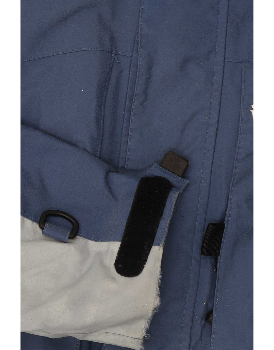 Jaqueta de esqui masculina Jack Wolfskin UK 40/42 grande azul colorblock poliamida