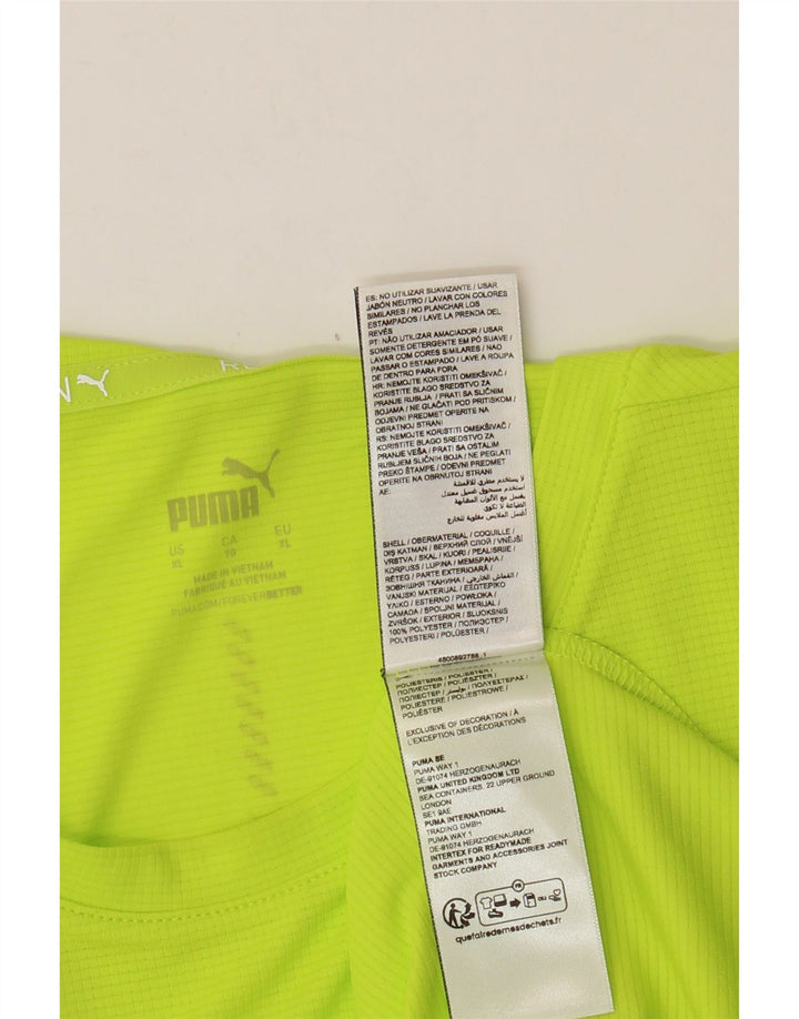 Puma Mens Colete Top XL Verde Poliéster