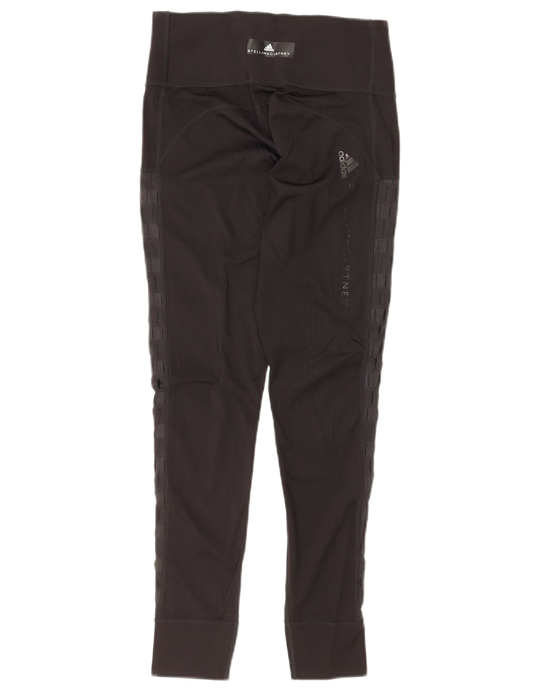 ADIDAS Womens Stella McCartney Graphic Leggings UK 8 Small Black Striped