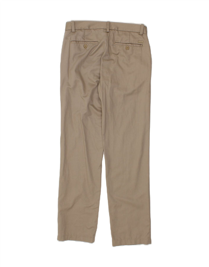 IZOD Mens Slim Fit Chino Trousers W29 L32 Beige Cotton Vintage Izod and Second-Hand Izod from Messina Hembry 