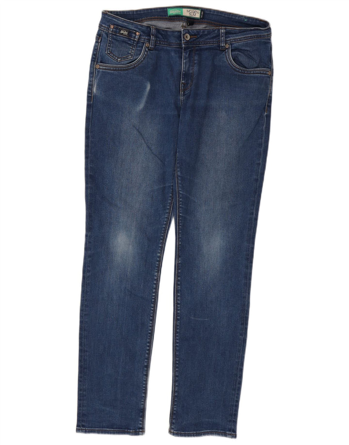 Superdry Womens Imogen Slim Jeans W32 L32 Azul Algodão