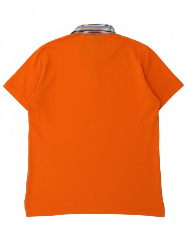 Camisa polo masculina de ajuste regular Harmont & Blaine 3XL laranja
