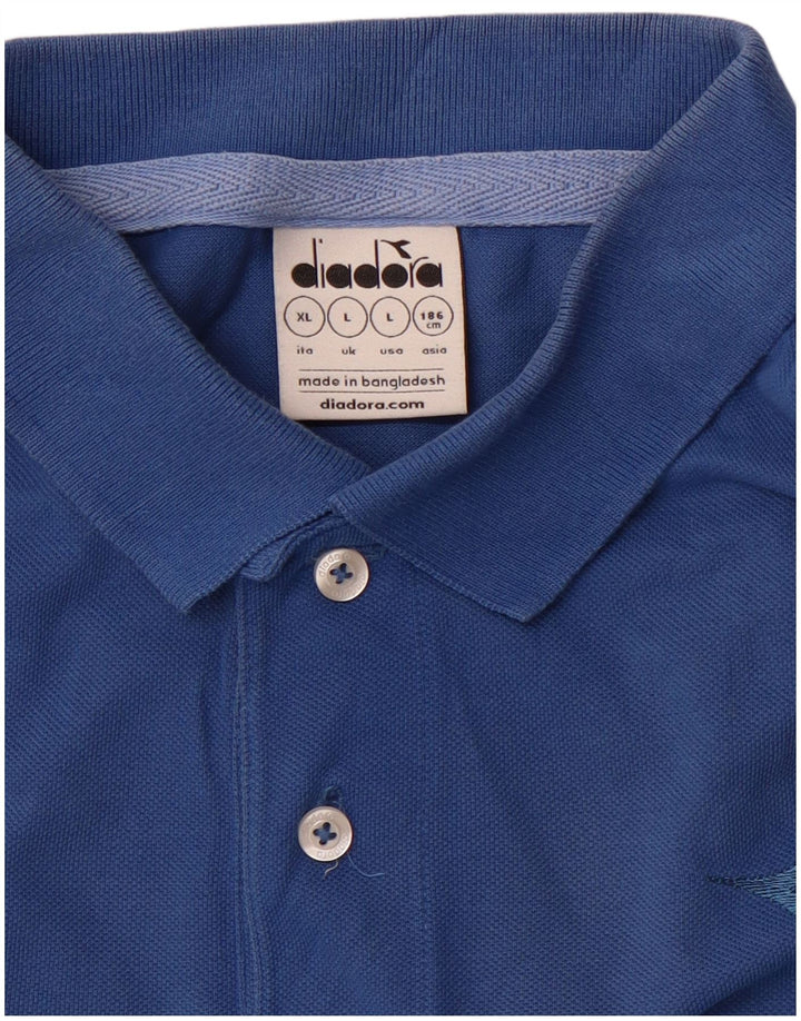 Camisa polo masculina DIADORA grande azul
