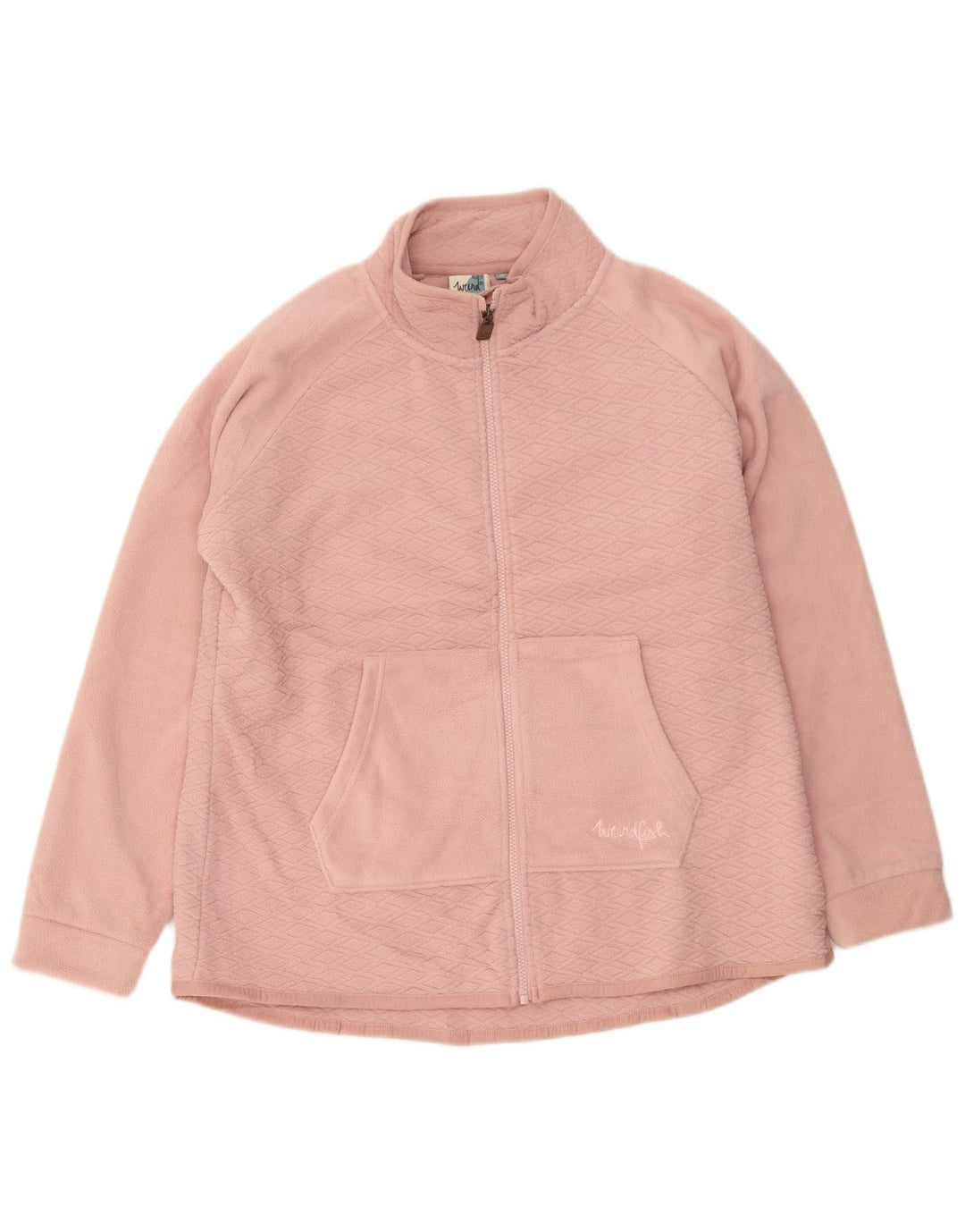 Jaqueta de lã feminina Weird Fish UK 18 XL poliéster rosa