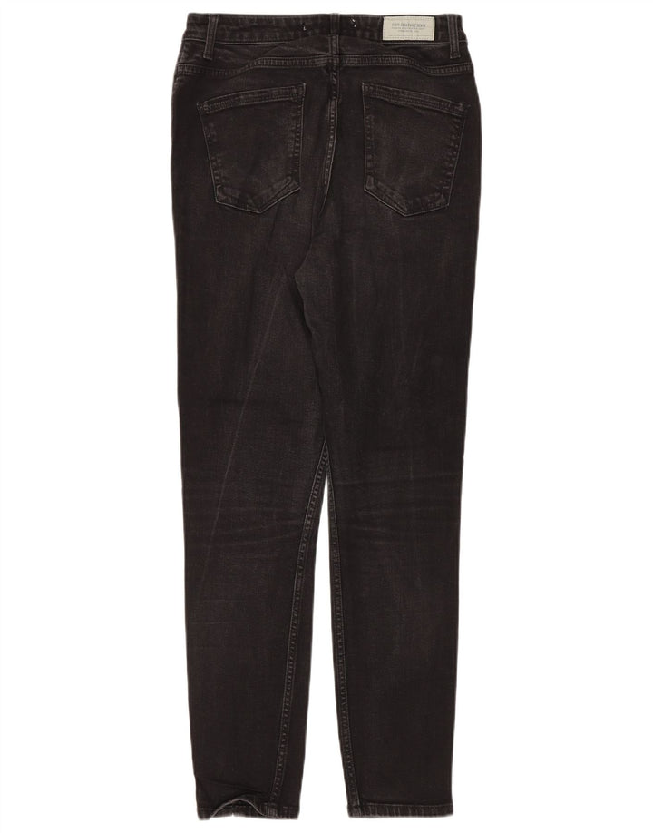 Zara Jeans Cônicos Femininos EU 40 Médio W30 L28 Preto