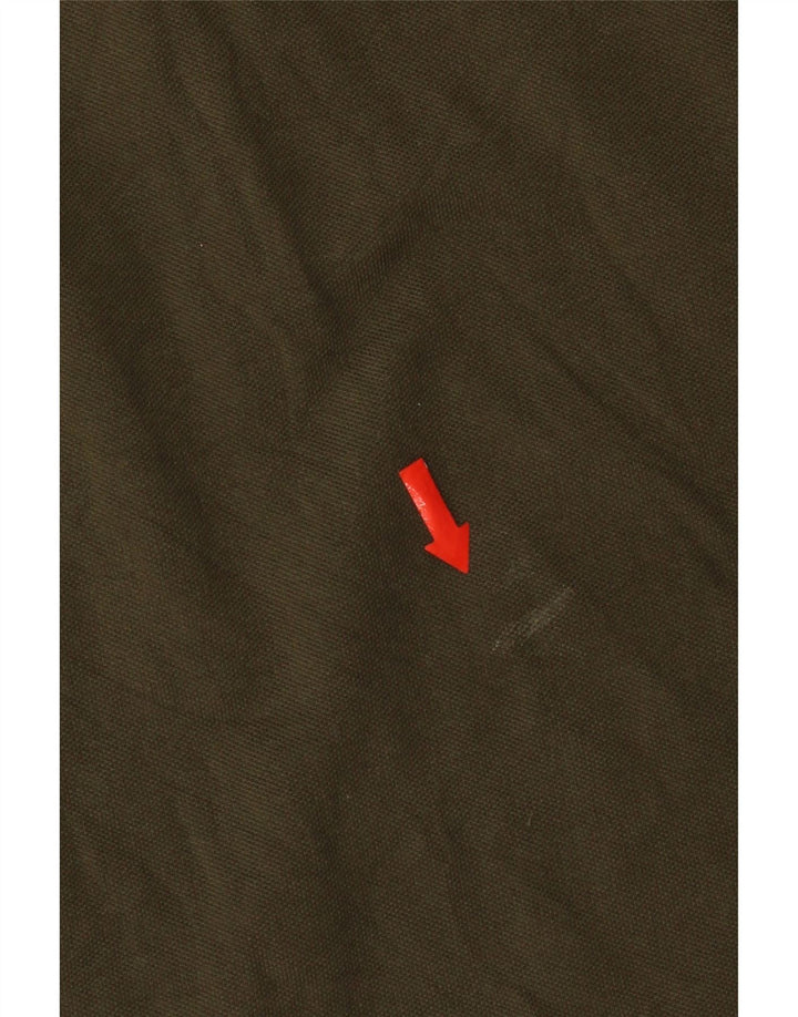 Camisa polo masculina Lotto pequena algodão cáqui