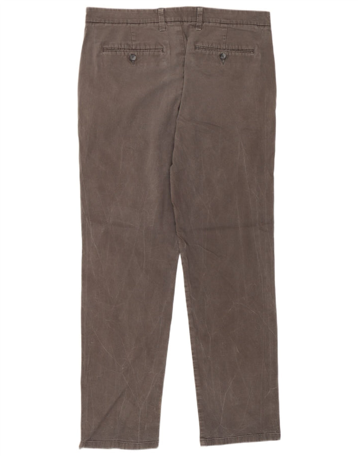 Calça Chino Masculina Marks & Spencer Regular Fit W34 L31 Algodão Cinza