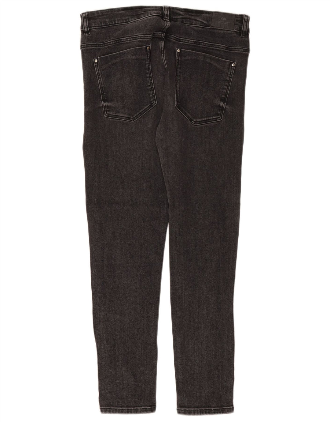 Zara Jeans Skinny Feminino EU 42 Grande W32 L27 Cinza