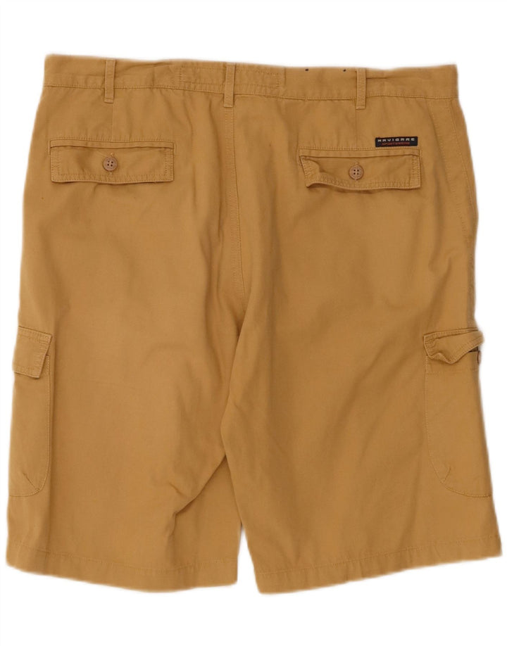 NAVIGARE Mens Cargo Shorts IT 52 XL W36  Brown Cotton Vintage Navigare and Second-Hand Navigare from Messina Hembry 