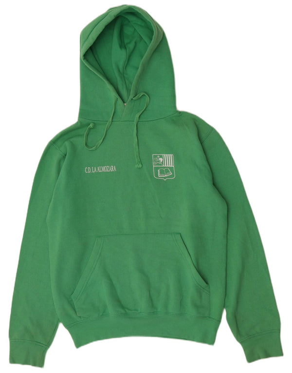 Russell Athletic Mens moletom com capuz XS algodão verde