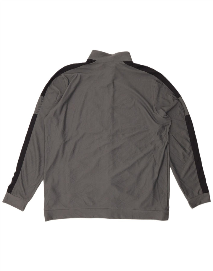 UNDER ARMOUR Mens Treino Top Jacket XL Cinza Colourblock Poliéster