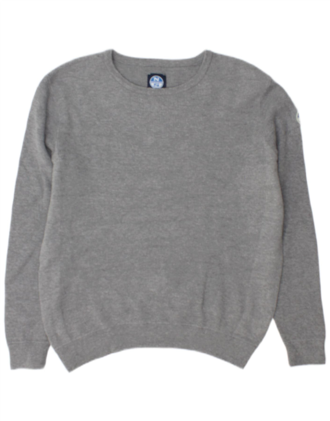 Suéter masculino North Sails com gola redonda XL algodão cinza