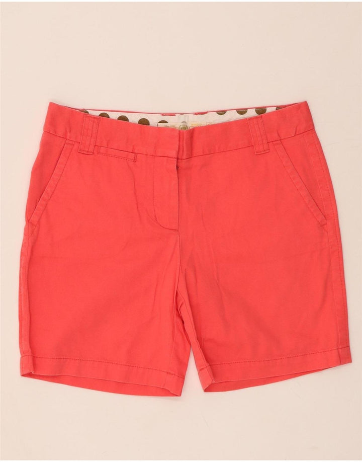 J. Crew Shorts feminino City Fit Chino US 4 pequeno W32 algodão rosa
