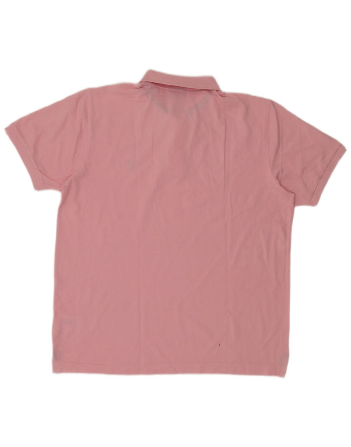 Camisa polo masculina Gant XL algodão rosa