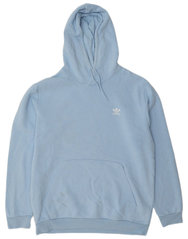 Adidas Mens Hoodie Jumper XL Azul Algodão