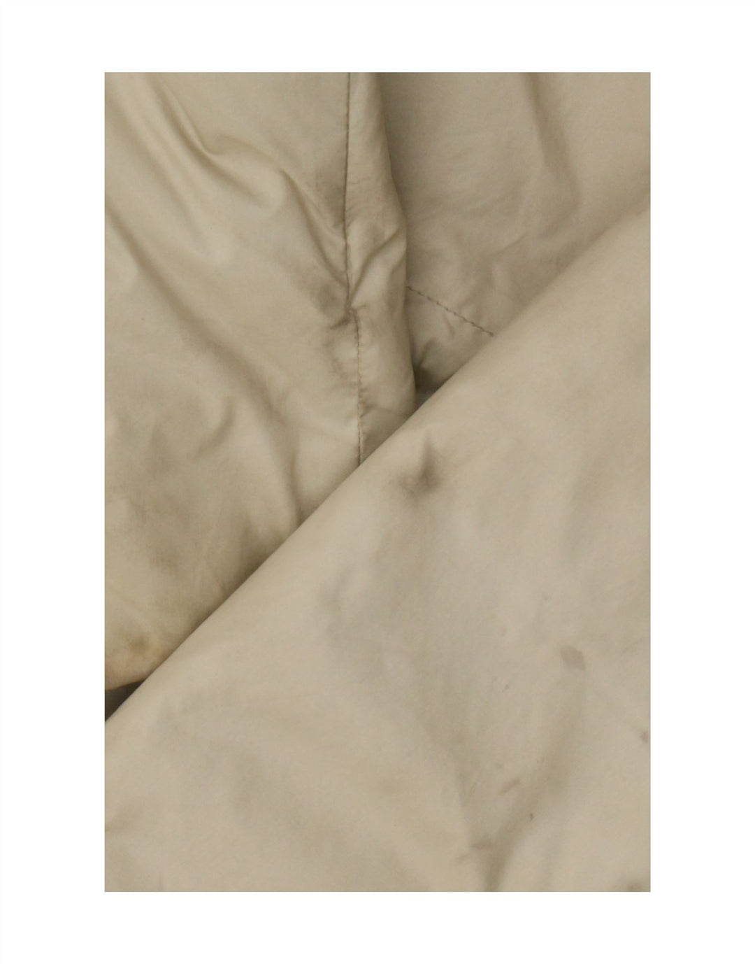 Jaqueta acolchoada com capuz feminina Gas UK 14 grande nylon bege