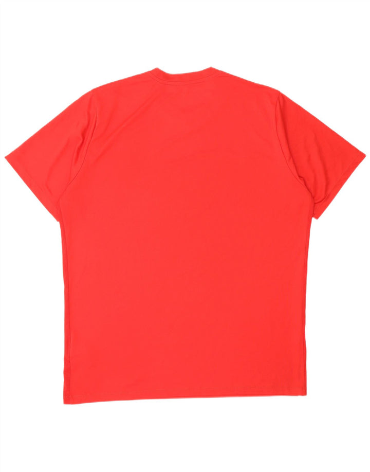 Camiseta masculina NIKE Dri Fit Top 2XL poliéster vermelho