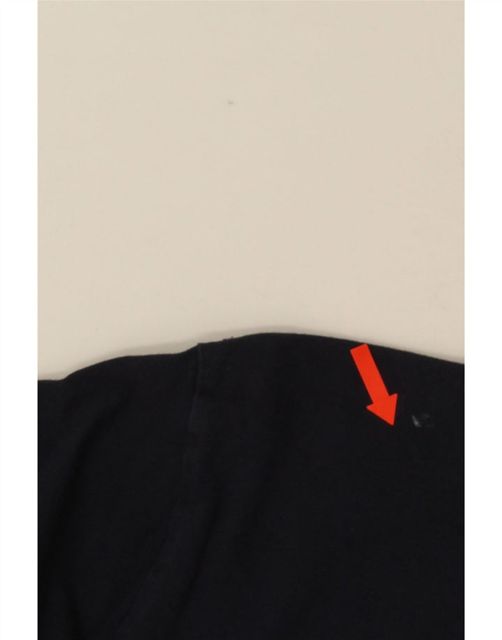 Camiseta masculina Calvin Klein grande listrada azul marinho