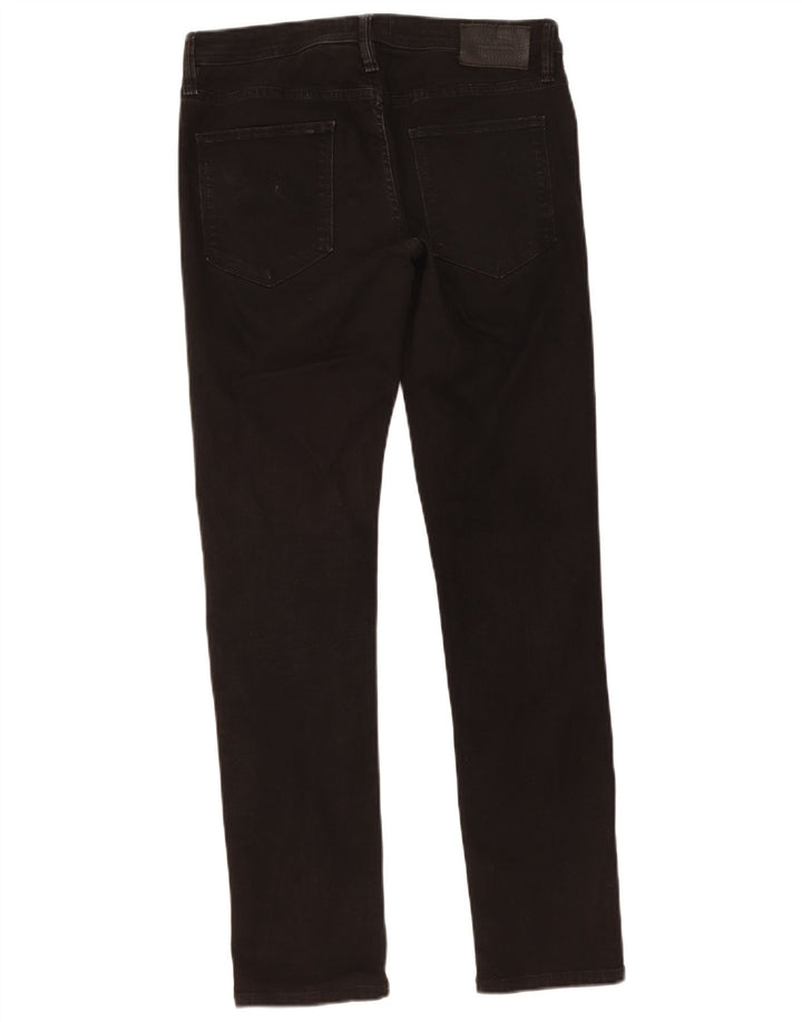JACK & JONES Jeans Slim Masculino W32 L32 Algodão Preto