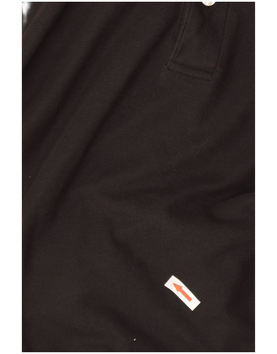 Camisa polo masculina Izod XL algodão preto