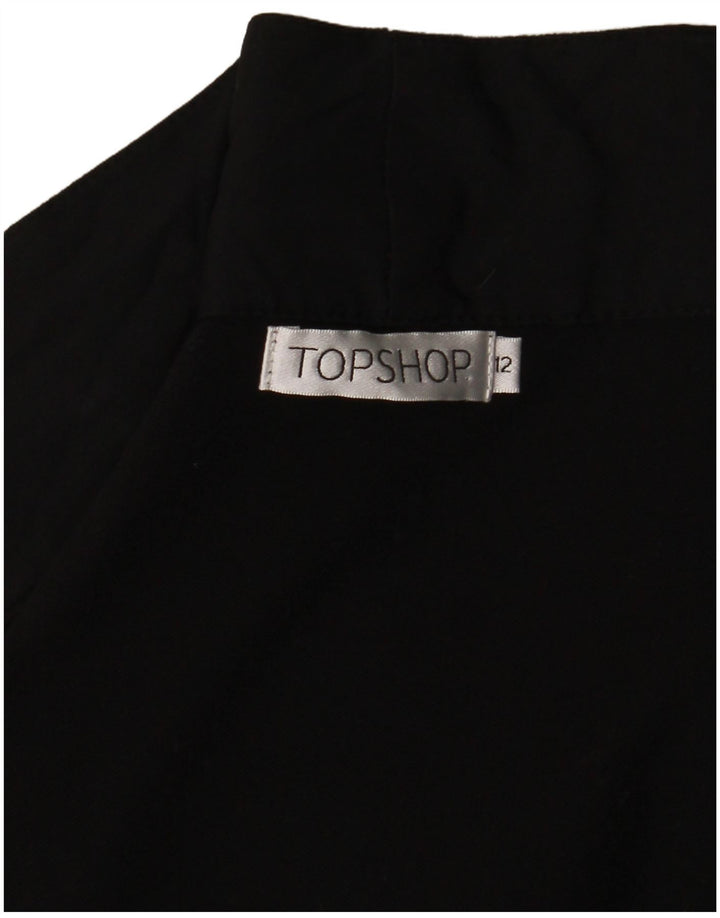 Topshop Feminino Bolero Jumper UK 12 Médio Preto