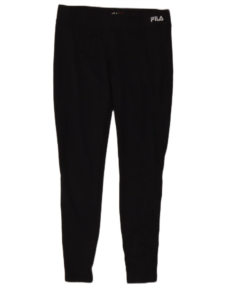 Leggings Fila Feminino UK 14 Médio Poliéster Preto