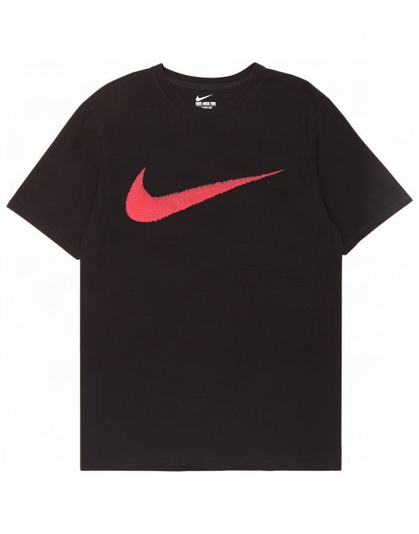 Camiseta Nike Masculina Athletic Cut Graphic Top Grande Algodão Preto