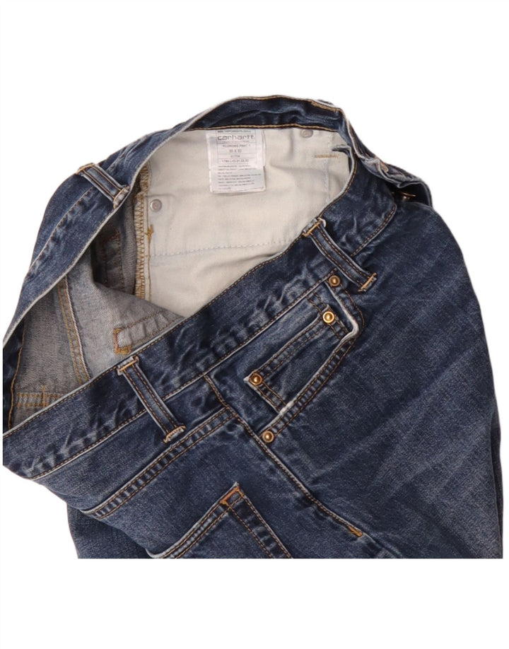 Carhartt Masculino Klondike Straight Jeans W30 L32 Azul Algodão