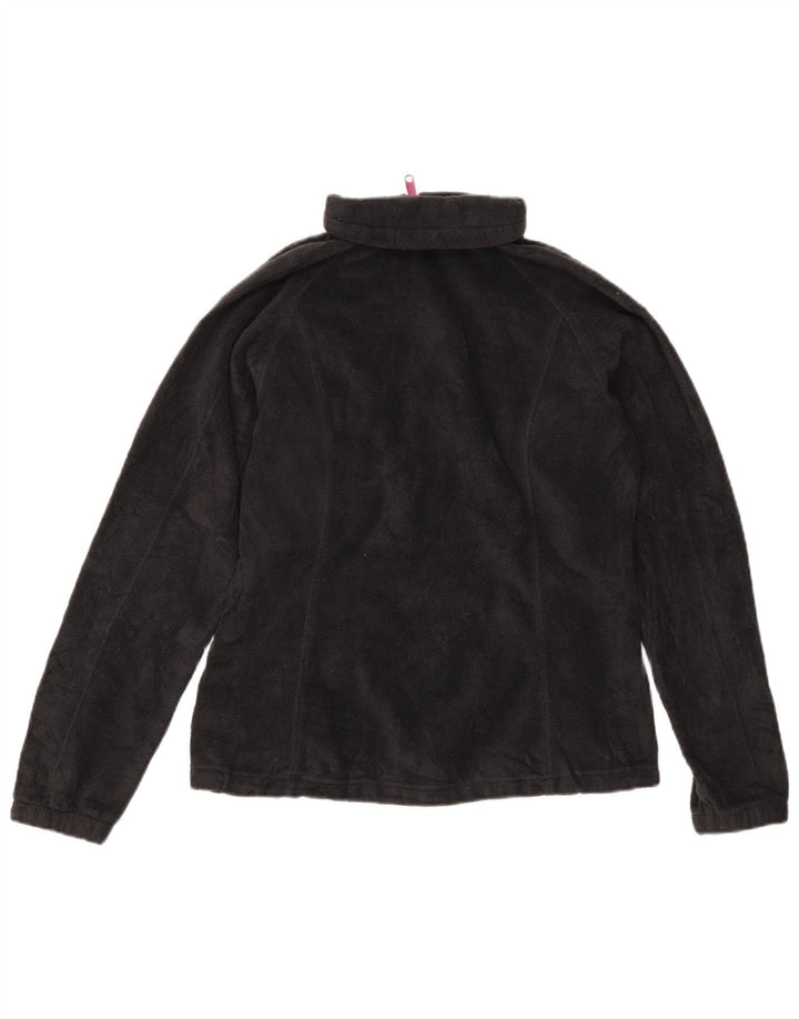 Jaqueta de lã feminina COLUMBIA UK 16 grande poliéster preto